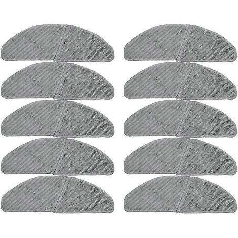 Lingettes de rechange en microfibre lavable pour aspirateur robot Midea S8+ M7 Pro (1/5)