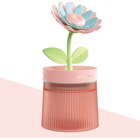 Mini umidificatore con diverse modalità, umidificatore portatile, mini umidificatore ricaricabile (rosa) (1/5)