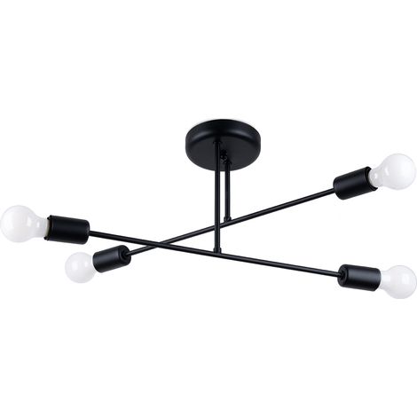 Chandelier NORAH 4 black (1/5)