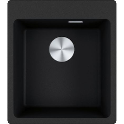 Franke Einbaubecken Maris MRG 610-39 A Fragranit Onyx, Druckknopfventil (1/3)