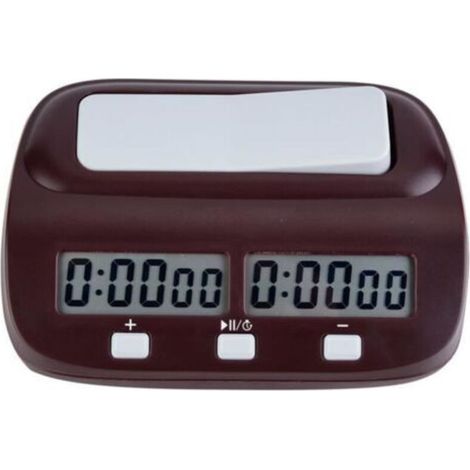 Chess clock, chess timer, professional multi-function electronic timer, ABS, black for