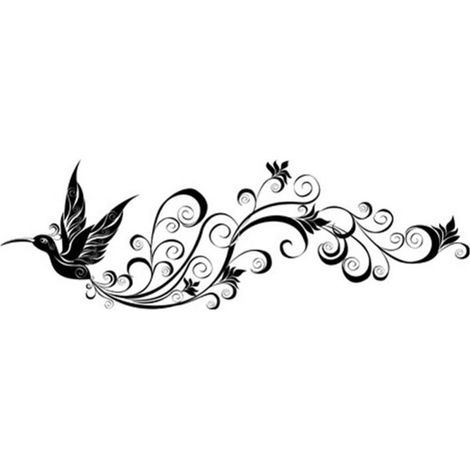 Sticker mural oiseau en vol pour chambre ou salon - Décoration murale (1/5)