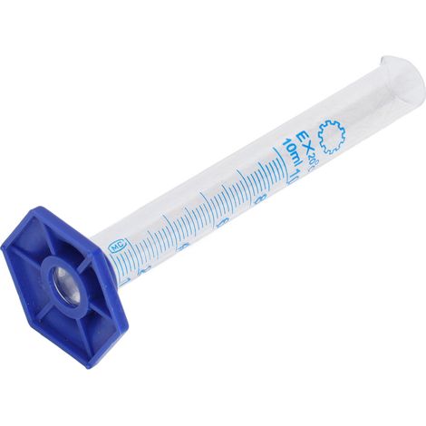 10-ml-Messzylinder aus Glas, 10er-Set, Messzylinder für Laborzwecke, wissenschaftliches Experimentiergerät (1/5)