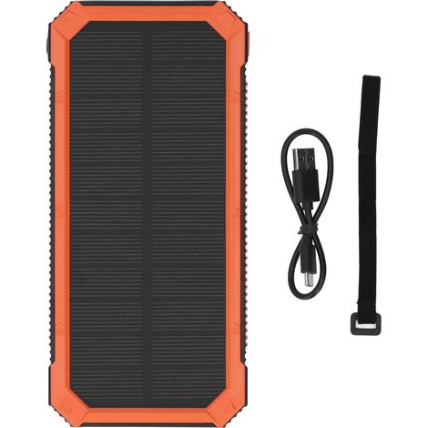 solaire externe orange 30 000 mAh charge sans fil 10 W (1/5)