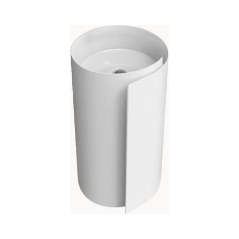 Lavabo Monoroll centro stanza 44 in ceramica bianco lucido di (1/3)