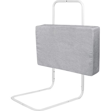Barrière de Lit pour Bébé Enfants Softpack avec 5 Trous Hauteur Réglable Sécurité Protection Contre les Chutes 50CM Gris NAIZY (1/5)