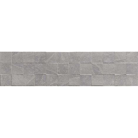 Mexen Icon Lyon Grigio glänzendes Feinsteinzeug rek., Wandfliese 120 x 30 cm, matt - TL712-120-030-51 (1/5)
