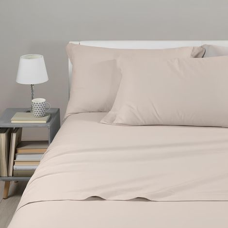 Parure de lit avec Housse de Couette 100% Coton – 2 Taies d’Oreiller 50x80 cm, Linge de Lit Confortable et Elégant - Housses de Couettes Pour 1 Personne ou 2 Personnes (1/5)