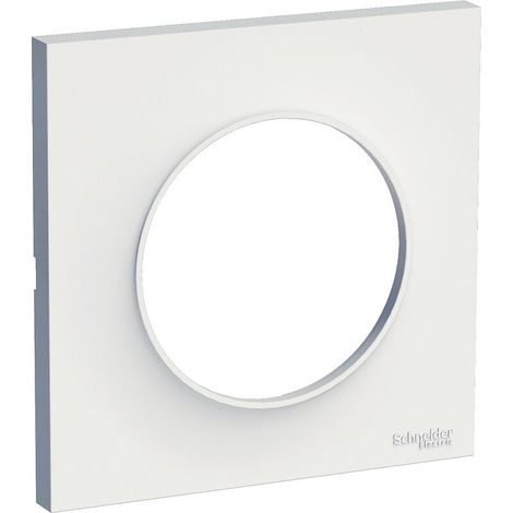 Schneider Electric – Plaque Schneider Odace Styl 3 postes – Plastique anti-UV – Blanc – S520706