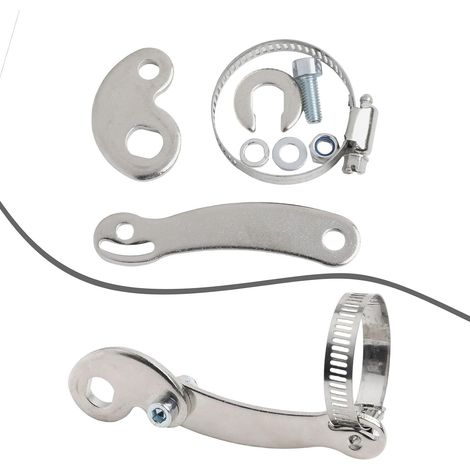 Membre de couple en métal argenté pour moteur Bafang MXUS Hub Motor E-Bikes, finition antirouille oxydation, support de collier de serrage sécurisé pour fourche avant/arrière (1/5)