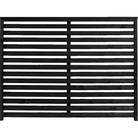Plus Zaun Koyto 160 x 120 cm RAL 9005 Schwarz (1/3)
