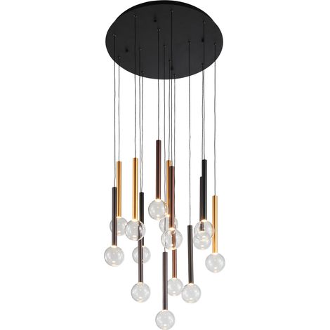 Lampada sospensione Alinos multicolor 14 LED 58W Italux
