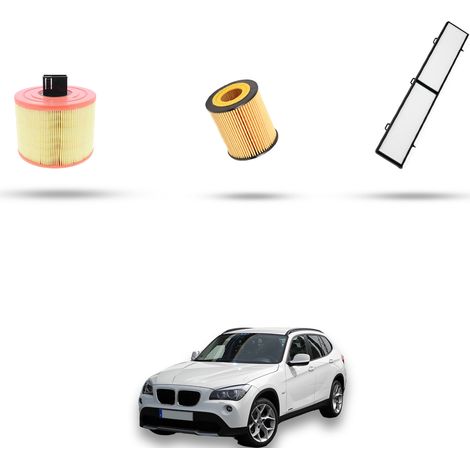 Kit tagliando 3 filtri compatibile con Bmw x1 (E84) 28ix 190kw dal 2009 (1/5)