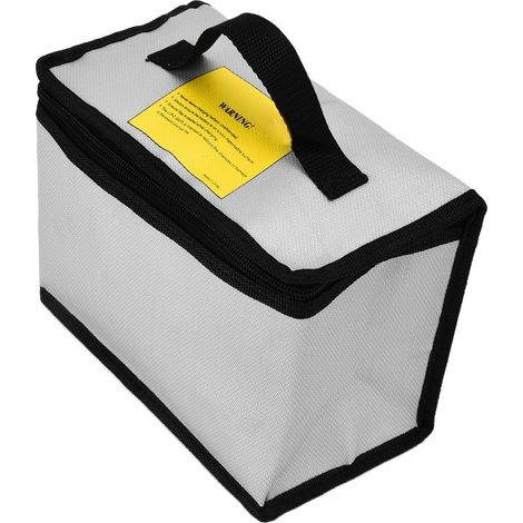 Sac de protection pour batterie LiPo, ignifugé et antidéflagrant, pour le chargement et le rangement. (1/5)