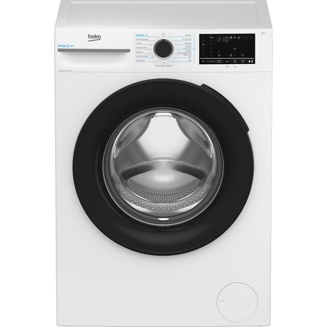 Beko b300 BMW9149DB: Lavatrice 9kg, classe A-30%, 1400giri, linea estetica NX, motore inverter, display touch, porta nera, tecnologia EnergySpin™, funzione vapore