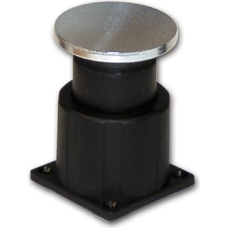 Haftmagnet-Gegenplatte, Gr. 05, mitFederung, Platte 55 x 55 mm, Stahl verzinkt