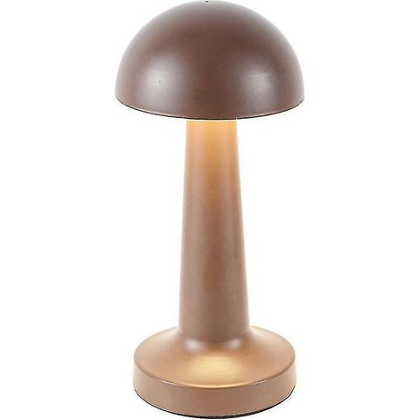Wiederaufladbare, berührungsempfindliche Tischlampen (gold) - A-Brown (1/4)