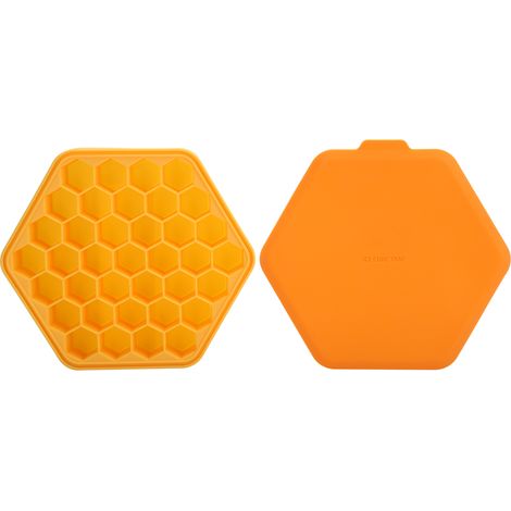 Moule à glaçons silicone 37 cases forme polygonale - Bac à glaçons réutilisable - Accessoire cuisine