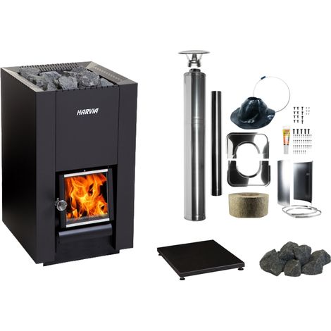 Harvia Ensemble de poêles à bois pour sauna (1/5)