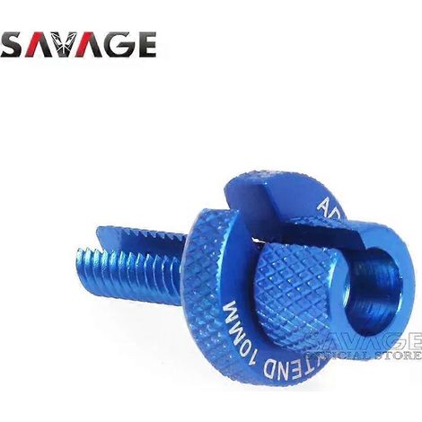 S'applique au tendeur de câble d'embrayage pour motos KAWASAKI Z125 Z250 Z300 Z400 Z650 Z750 Z750S Z900 Z900RS ZR7S ZR550 ZR750 - Vis M8 (bleues) (1/5)