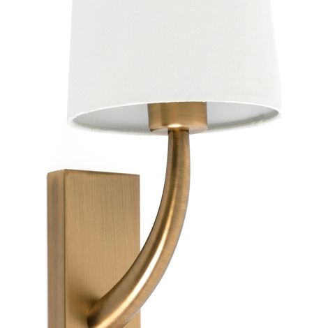 REM Aplique de pared oro viejo mate/blanca 29681-19