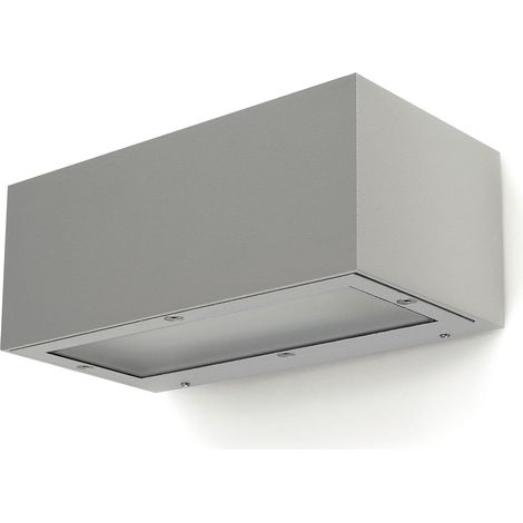 Lámpara de pared dopo isora aluminio IP65 20W (1/5)