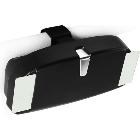 Étui à lunettes de soleil pour voiture, boîte de rangement magnétique multifonction pour toit, organiseur de cartes et lunettes (1/5)