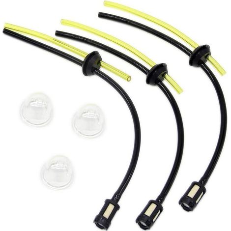 Universelles Kraftstofffilterset, Kraftstoffschlauchdichtung für Freischneider, Rasenmäher, Trimmer, Heckenschere, Astschere