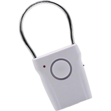Alarme sans fil pour portes et fenêtres avec capteur de vibrations volume sonore de 120 dB sensibilité réglable alimentée par piles (1/5)