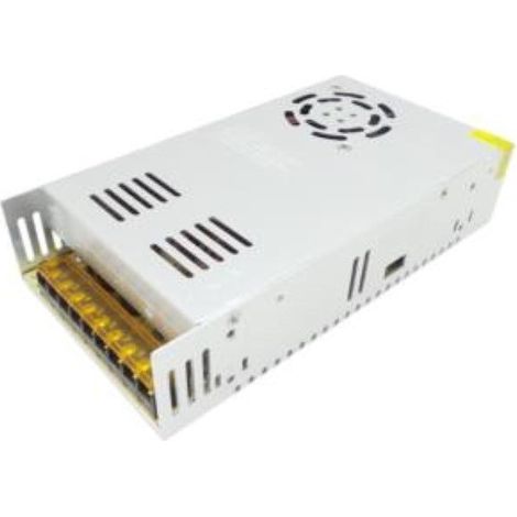 Silamp – Transformateur 220V 24V 500W DC 20A – Protection contre surtensions – Pour installation lumineuse sécurisée – Longueur 21 cm