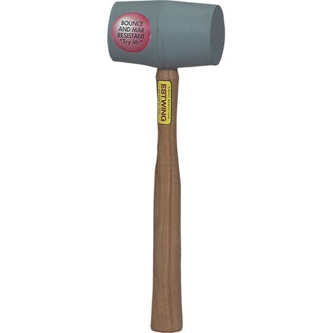 Estwing EDH-12N Grey Deadhead Rubber Mallet, 12oz