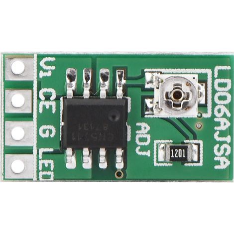Stromregelungs-IC, LED-Treiber mit Schutz für 3 V, 3,3 V, 3,7 V, 4,5 V, 5 V und 6 V (1/5)