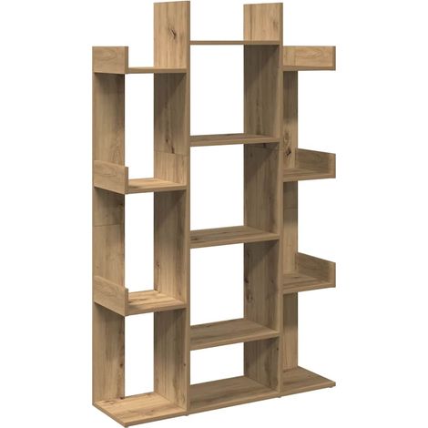 Maison Exclusive - Libreria Rovere Artigianale 86x25,5x140 cm Legno Multistrato