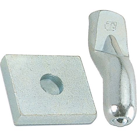 5BS BS PIASTRA CON PERNO PER CARDINE MM. 20 (1/2)