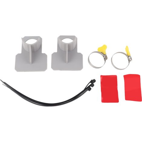 Supports de tuyaux de piscine, lot de 2, fixations et colliers de serrage, accessoires de piscine