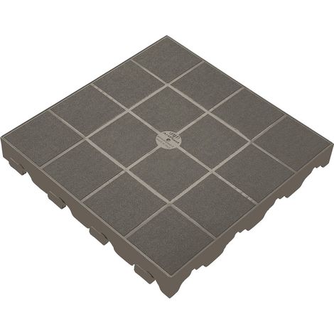 PIASTRELLA PER GIARDINO 'COMBI' cm 40 x 40 (39 x 39 netta) x h 4,8