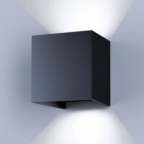 Applique murale LED en aluminium, Lampe d'intérieur LED à économie d'énergie, blanc froid 6000K (1/5)