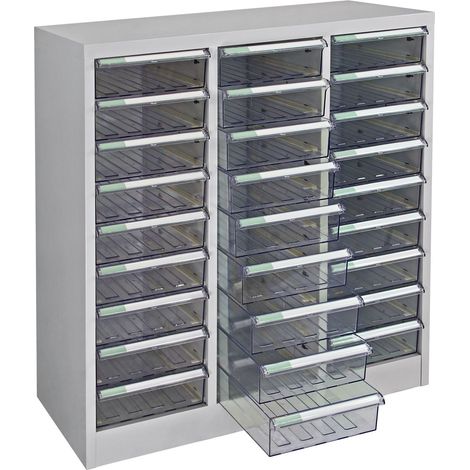 ADB Schubladencontainer Schubladenbox Schubladenschrank 27 Schubladen SC3x9 (1/4)