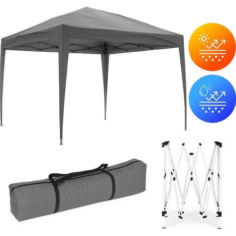Garden Pavilion Tent 3x3 m Pop-Up Canopy for Garden or Terrace MultiGarden