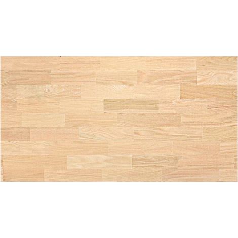 Plan de travail de cuisine bois de chêne massif rectangulaire (1/5)