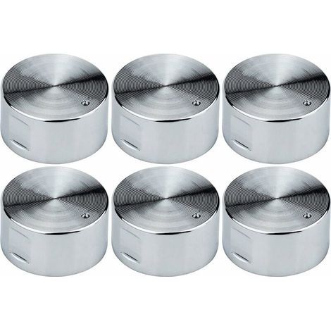 6 pièces 6mm boutons de cuisinière à gaz universel cuisinière four plaque de cuisson interrupteur de commande boutons de commande interrupteur de four boutons de commande de Surface de cuisson (1/5)