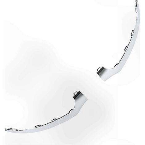 Enjoliveur de pare-chocs avant pour Mercedes-Benz Classe CLS W218 - Accessoire chromé élégant (placage argent) (1/4)