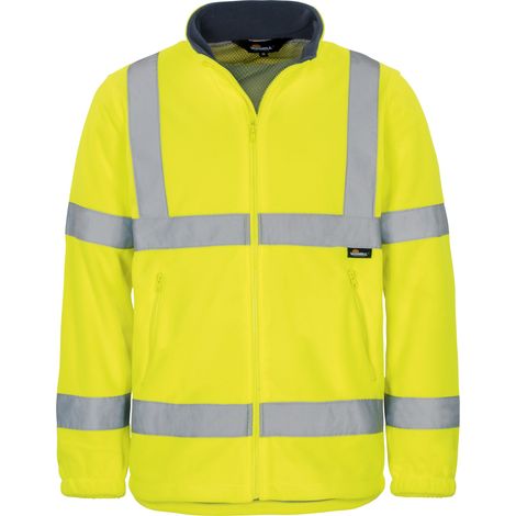 Triuso Vizwell Warnschutz-Polar-Fleecejacke VWFC13 Gr. 3XL leuchtgelb (1/5)