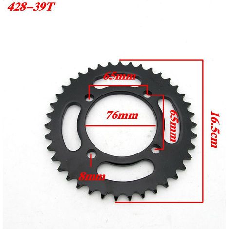 Motorcycle sprocket parts 428-39T 76MM inner diameter available. (1/4)