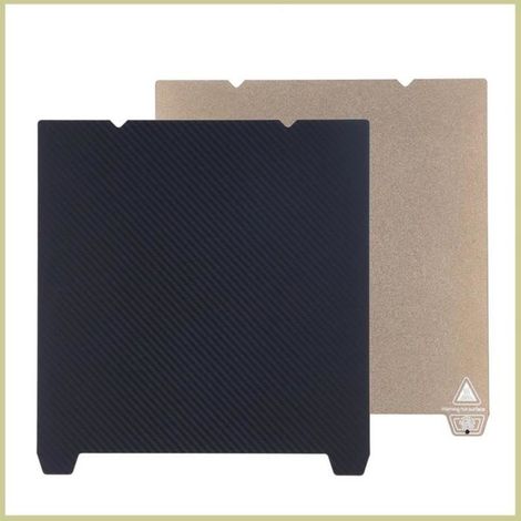 Plateau d\'impression double face PEI revêtement PET Fibre de carbone lit d\'impression 235x235MM pour Ender 3 S1 S1 Pro (1/4)
