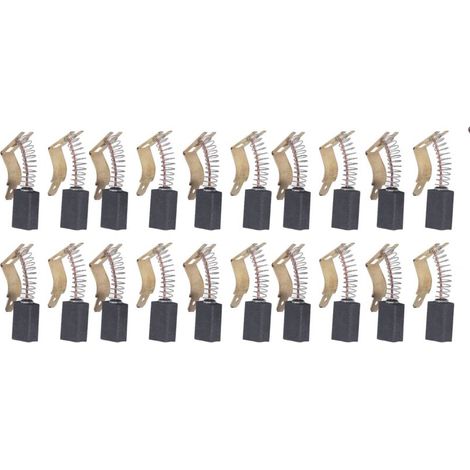 Lot de 20 balais de charbon en cuivre de rechange pour meuleuse d'angle et marteau électrique (1/5)