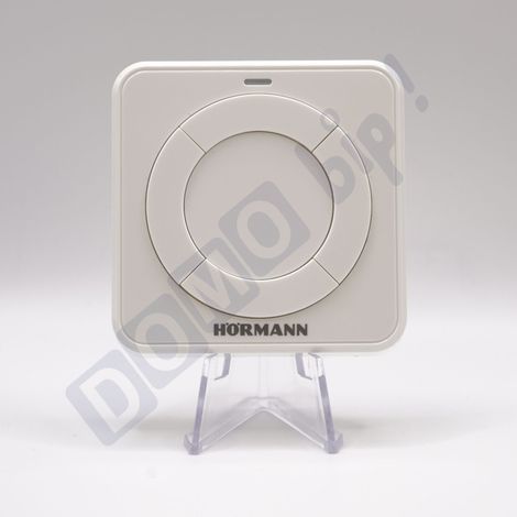 Hörmann FIT 4 BS - Bouton poussoir blanc 4 canaux sans fil pour motorisations BiSecur - Fréquence : 868.35 MHz - Référence : 439741 (1/5)