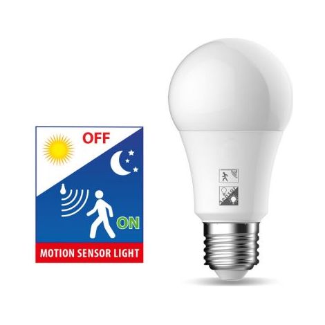 NOVA LAMPADINA LED GOCCIA CLASSIC E27 11W 4000K SENSORE MOVIM.CREP.