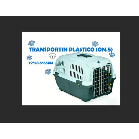 Durable Hard Shell Pet Carrier with Ventilation Slots, Metal Gate Travel Crate for Dogs and Cats