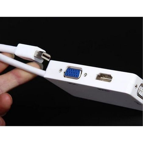 Adaptateur Mini-DisplayPort vers HDMI, DVI & VGA (1/3)